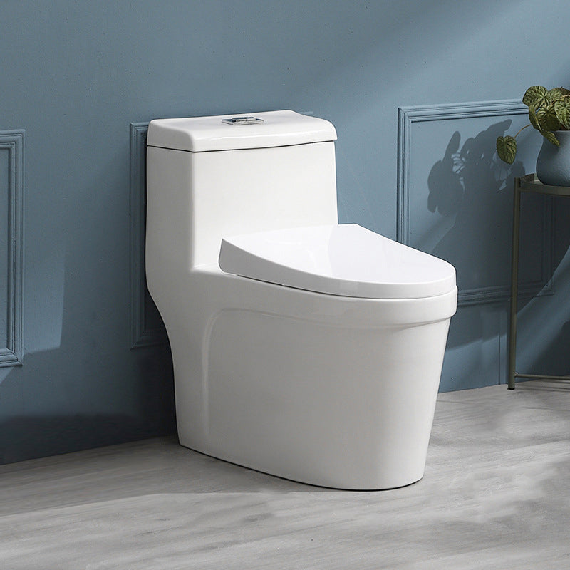 White Ceramic All-In-One Toilet Modern Floor Mounted Toilet Bowl 15"L x 28"W x 28"H Clearhalo 'Bathroom Remodel & Bathroom Fixtures' 'Home Improvement' 'home_improvement' 'home_improvement_toilets' 'Toilets & Bidets' 'Toilets' 6719681
