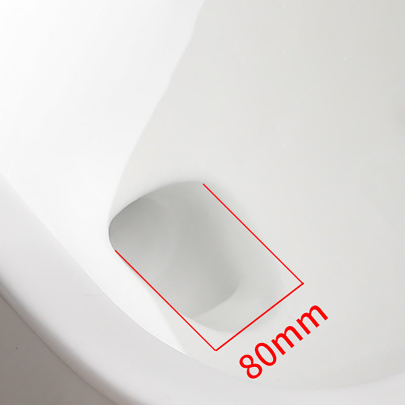 White Ceramic All-In-One Toilet Modern Floor Mounted Toilet Bowl Clearhalo 'Bathroom Remodel & Bathroom Fixtures' 'Home Improvement' 'home_improvement' 'home_improvement_toilets' 'Toilets & Bidets' 'Toilets' 6719686
