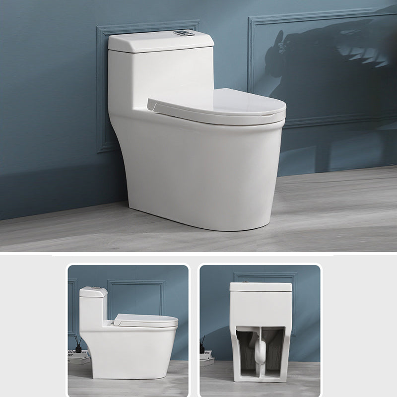 White Ceramic All-In-One Toilet Modern Floor Mounted Toilet Bowl Clearhalo 'Bathroom Remodel & Bathroom Fixtures' 'Home Improvement' 'home_improvement' 'home_improvement_toilets' 'Toilets & Bidets' 'Toilets' 6719691