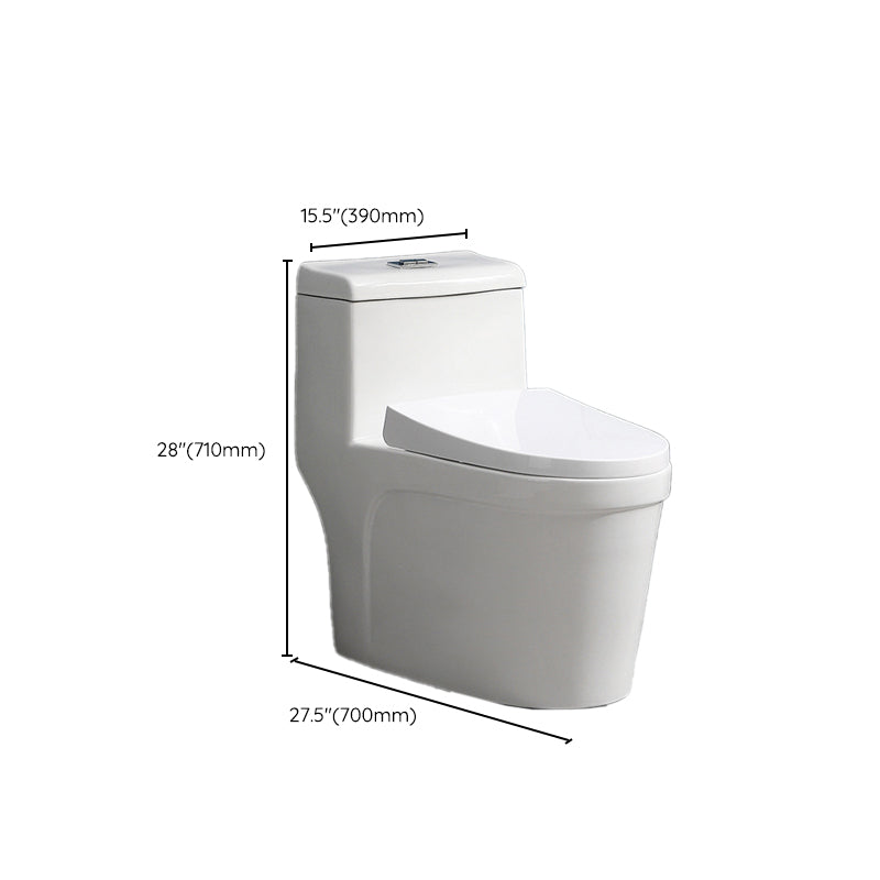 White Ceramic All-In-One Toilet Modern Floor Mounted Toilet Bowl Clearhalo 'Bathroom Remodel & Bathroom Fixtures' 'Home Improvement' 'home_improvement' 'home_improvement_toilets' 'Toilets & Bidets' 'Toilets' 6719695