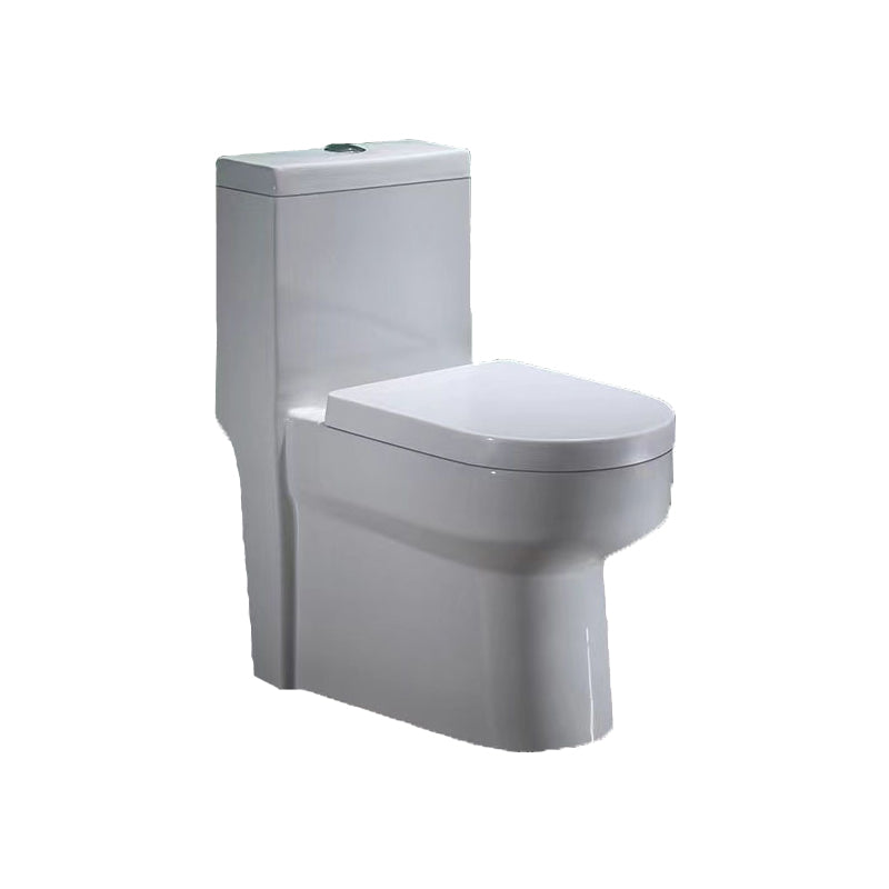 Contemporary Ceramic Floor Mounted Toilet Indoor All-In-One Toilet Bowl 14"L x 25"W x 29"H Clearhalo 'Bathroom Remodel & Bathroom Fixtures' 'Home Improvement' 'home_improvement' 'home_improvement_toilets' 'Toilets & Bidets' 'Toilets' 6719748