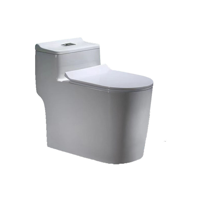 Contemporary Ceramic Floor Mounted Toilet Indoor All-In-One Toilet Bowl 15"L x 27"W x 24"H Clearhalo 'Bathroom Remodel & Bathroom Fixtures' 'Home Improvement' 'home_improvement' 'home_improvement_toilets' 'Toilets & Bidets' 'Toilets' 6719750