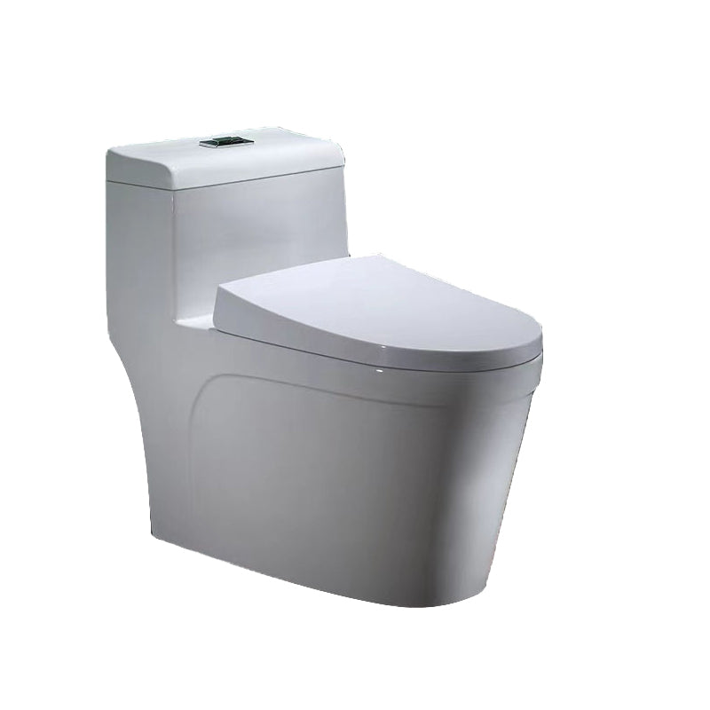Contemporary Ceramic Floor Mounted Toilet Indoor All-In-One Toilet Bowl 16"L x 28"W x 26"H Clearhalo 'Bathroom Remodel & Bathroom Fixtures' 'Home Improvement' 'home_improvement' 'home_improvement_toilets' 'Toilets & Bidets' 'Toilets' 6719759