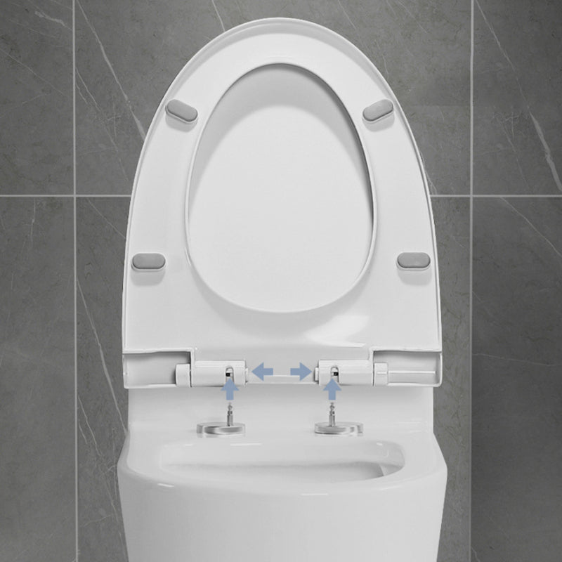 Contemporary Ceramic Floor Mounted Toilet Indoor All-In-One Toilet Bowl Clearhalo 'Bathroom Remodel & Bathroom Fixtures' 'Home Improvement' 'home_improvement' 'home_improvement_toilets' 'Toilets & Bidets' 'Toilets' 6719762