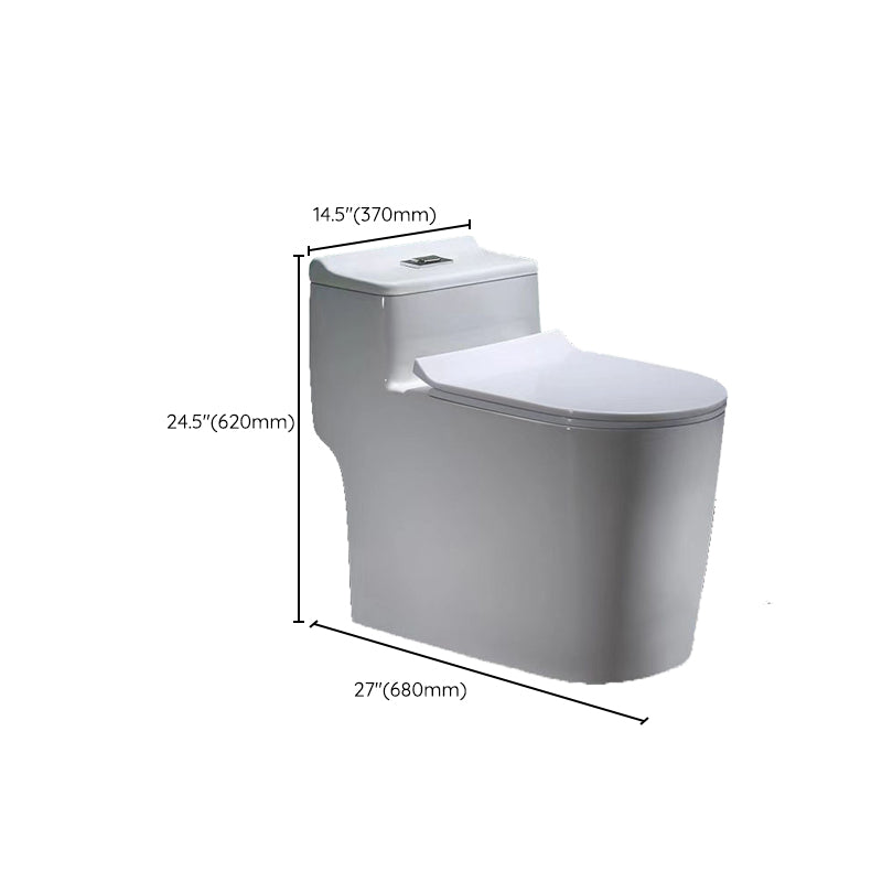Contemporary Ceramic Floor Mounted Toilet Indoor All-In-One Toilet Bowl Clearhalo 'Bathroom Remodel & Bathroom Fixtures' 'Home Improvement' 'home_improvement' 'home_improvement_toilets' 'Toilets & Bidets' 'Toilets' 6719765