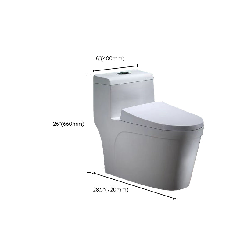Contemporary Ceramic Floor Mounted Toilet Indoor All-In-One Toilet Bowl Clearhalo 'Bathroom Remodel & Bathroom Fixtures' 'Home Improvement' 'home_improvement' 'home_improvement_toilets' 'Toilets & Bidets' 'Toilets' 6719766