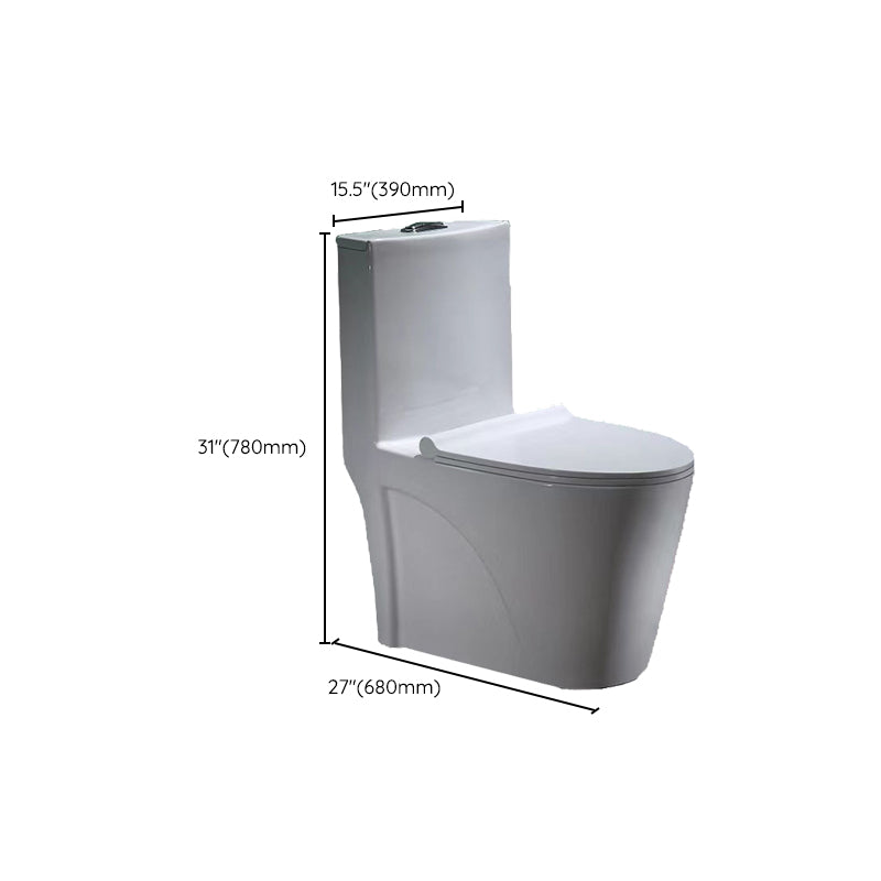 Contemporary Ceramic Floor Mounted Toilet Indoor All-In-One Toilet Bowl Clearhalo 'Bathroom Remodel & Bathroom Fixtures' 'Home Improvement' 'home_improvement' 'home_improvement_toilets' 'Toilets & Bidets' 'Toilets' 6719768