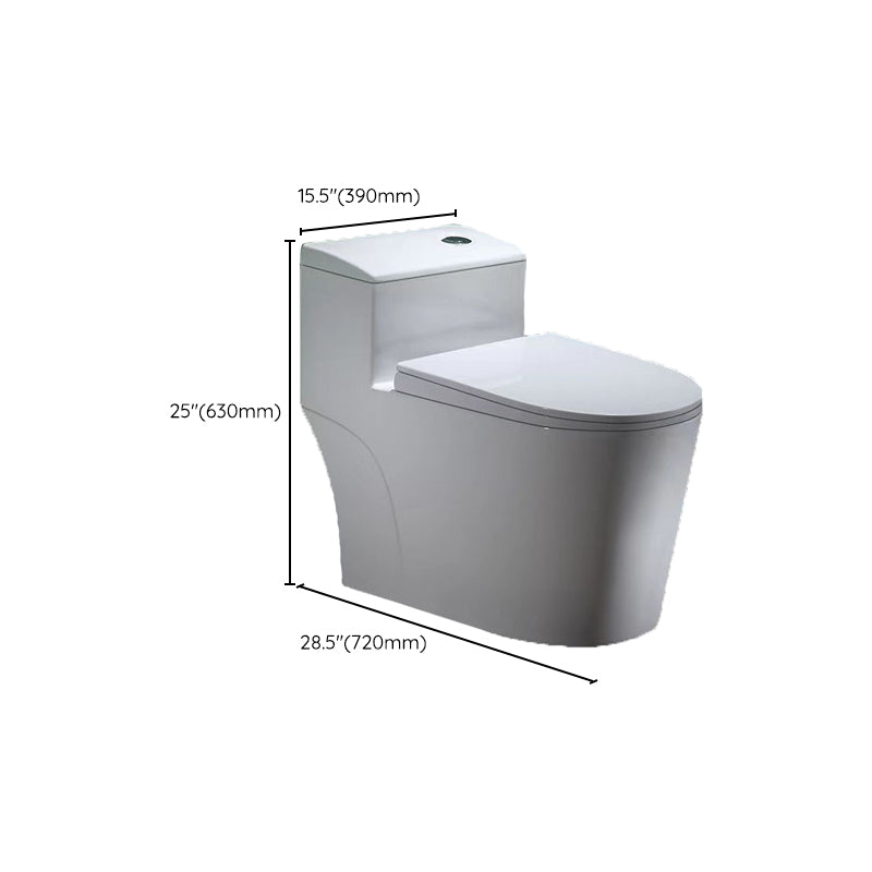 Contemporary Ceramic Floor Mounted Toilet Indoor All-In-One Toilet Bowl Clearhalo 'Bathroom Remodel & Bathroom Fixtures' 'Home Improvement' 'home_improvement' 'home_improvement_toilets' 'Toilets & Bidets' 'Toilets' 6719770