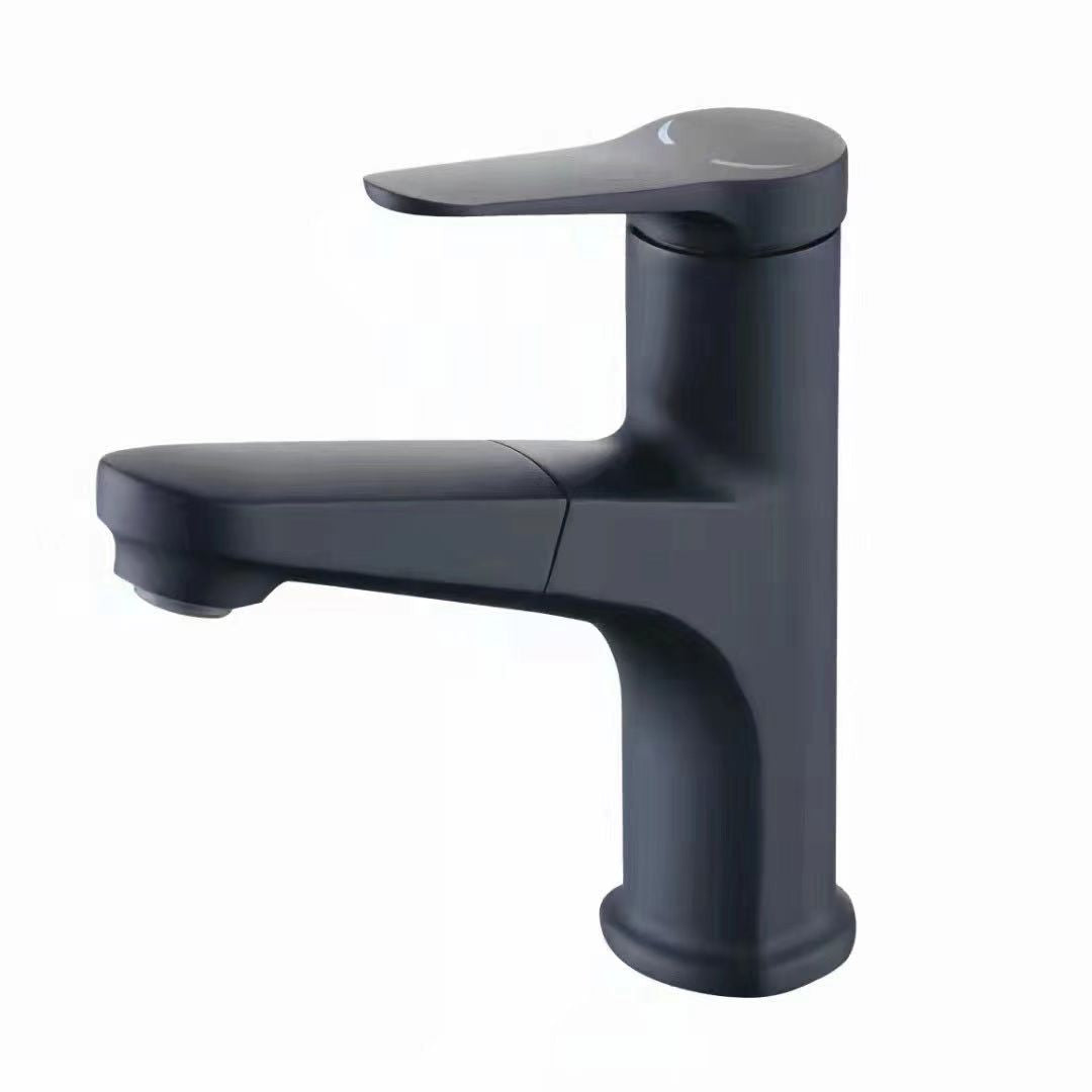 Modern Vessel Faucet Brass Lever Handle Swivel Spout Bathroom Vessel Faucet Clearhalo 'Bathroom Remodel & Bathroom Fixtures' 'Bathroom Sink Faucets' 'Bathroom Sinks & Faucet Components' 'bathroom_sink_faucets' 'Home Improvement' 'home_improvement' 'home_improvement_bathroom_sink_faucets' 6727101