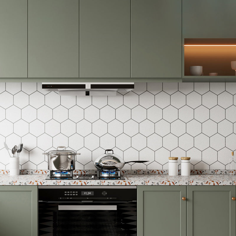 Modern Kitchen Backsplash Tile Waterproof Peel and Stick Mosaic Tile Clearhalo 'Flooring 'Home Improvement' 'home_improvement' 'home_improvement_peel_stick_blacksplash' 'Peel & Stick Backsplash Tile' 'peel_stick_blacksplash' 'Walls & Ceilings' Walls and Ceiling' 6728280