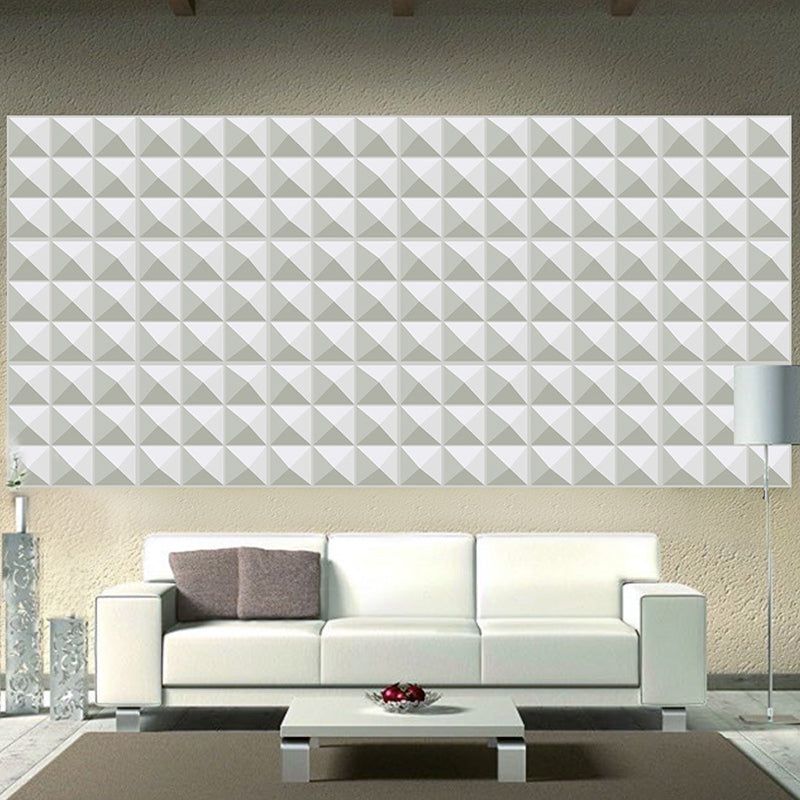 Modern Square Wall Paneling Peel and Stick Geometric Pattern Wall Paneling Clearhalo 'Flooring 'Home Improvement' 'home_improvement' 'home_improvement_wall_paneling' 'Wall Paneling' 'wall_paneling' 'Walls & Ceilings' Walls and Ceiling' 6728348
