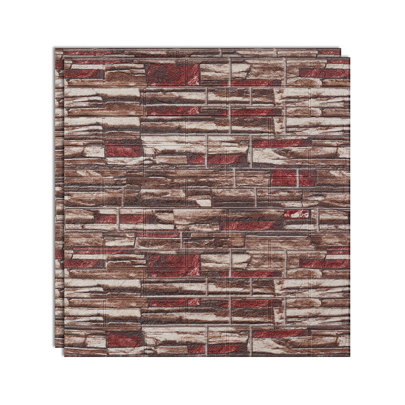 Contemporary Style Wall Access Panel Peel and Stick Wall Access Panel Burgundy 0.2" Clearhalo 'Flooring 'Home Improvement' 'home_improvement' 'home_improvement_wall_paneling' 'Wall Paneling' 'wall_paneling' 'Walls & Ceilings' Walls and Ceiling' 6728389