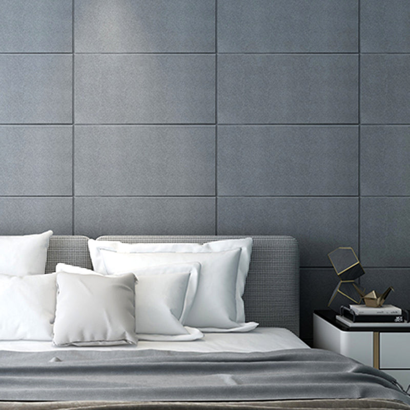 Glam Wall Paneling Peel and Stick Texture Effect Design Square Wall Panel Silver Gray Clearhalo 'Flooring 'Home Improvement' 'home_improvement' 'home_improvement_wall_paneling' 'Wall Paneling' 'wall_paneling' 'Walls & Ceilings' Walls and Ceiling' 6728426