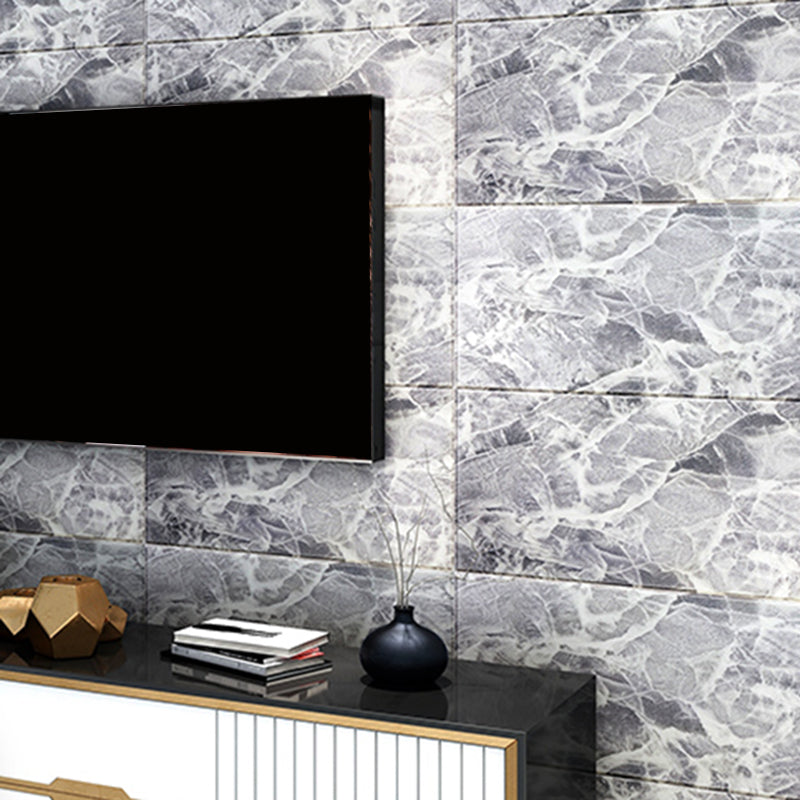 Glam Wall Paneling Peel and Stick Texture Effect Design Square Wall Panel Grey Clearhalo 'Flooring 'Home Improvement' 'home_improvement' 'home_improvement_wall_paneling' 'Wall Paneling' 'wall_paneling' 'Walls & Ceilings' Walls and Ceiling' 6728430