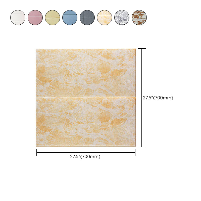 Glam Wall Paneling Peel and Stick Texture Effect Design Square Wall Panel Clearhalo 'Flooring 'Home Improvement' 'home_improvement' 'home_improvement_wall_paneling' 'Wall Paneling' 'wall_paneling' 'Walls & Ceilings' Walls and Ceiling' 6728439