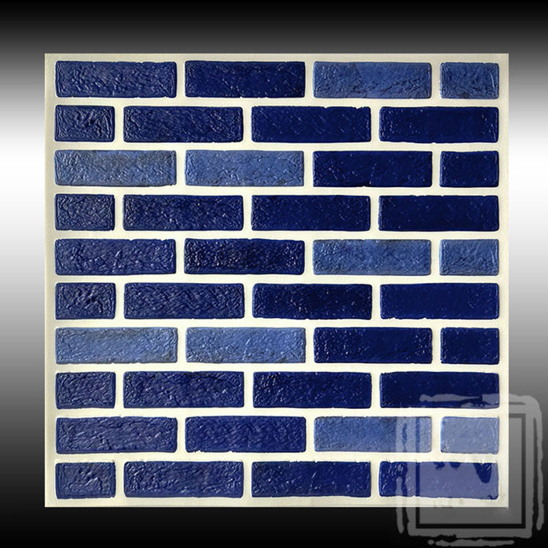 Industrial Style 3D Wall Plank Brick Wall Panels Peel Stick Installation Blue Clearhalo 'Flooring 'Home Improvement' 'home_improvement' 'home_improvement_wall_paneling' 'Wall Paneling' 'wall_paneling' 'Walls & Ceilings' Walls and Ceiling' 6728469