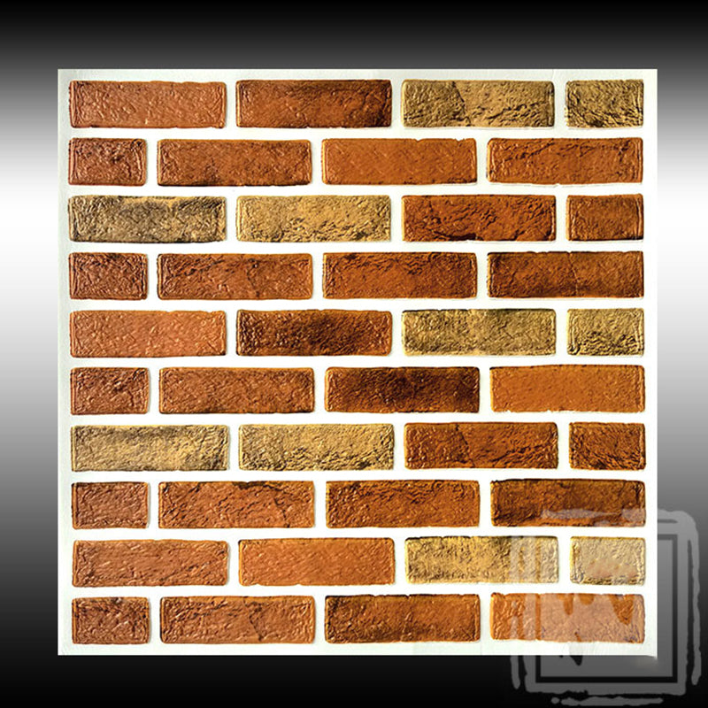 Industrial Style 3D Wall Plank Brick Wall Panels Peel Stick Installation Orange Clearhalo 'Flooring 'Home Improvement' 'home_improvement' 'home_improvement_wall_paneling' 'Wall Paneling' 'wall_paneling' 'Walls & Ceilings' Walls and Ceiling' 6728474