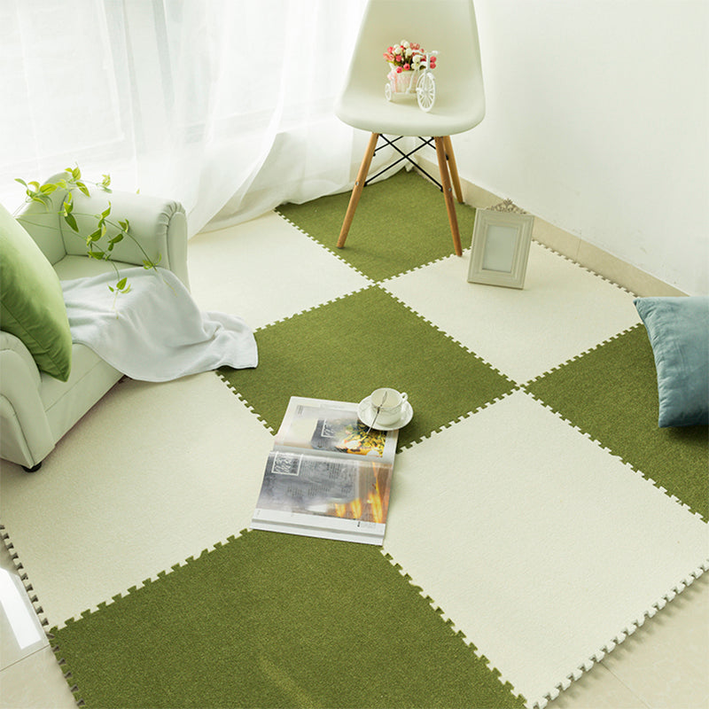 Colorful Level Loop Carpet Tile Non-Skid Interlocking Bedroom Carpet Tiles Clearhalo 'Carpet Tiles & Carpet Squares' 'carpet_tiles_carpet_squares' 'Flooring 'Home Improvement' 'home_improvement' 'home_improvement_carpet_tiles_carpet_squares' Walls and Ceiling' 6728494