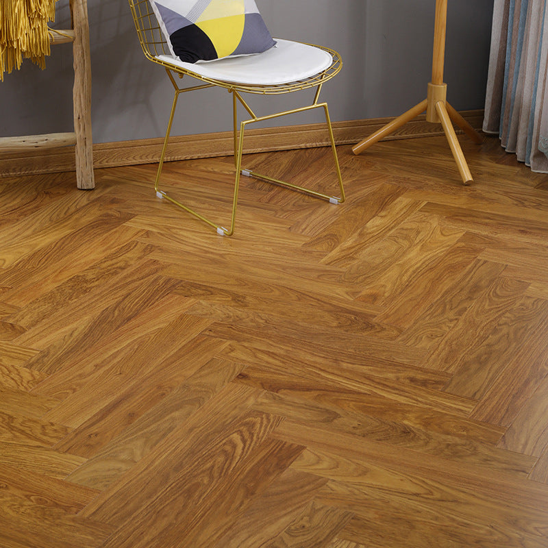 Retro Wooden Laminate Flooring Fade Resistant Click Lock Laminate Floor Brown Yellow Clearhalo 'Flooring 'Home Improvement' 'home_improvement' 'home_improvement_laminate_flooring' 'Laminate Flooring' 'laminate_flooring' Walls and Ceiling' 6728838