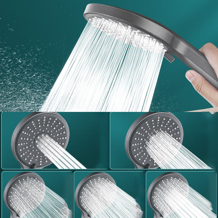 5-Spray Patterns Handheld Shower Head High Flow Wall-Mount Showerhead Clearhalo 'Bathroom Remodel & Bathroom Fixtures' 'Home Improvement' 'home_improvement' 'home_improvement_shower_heads' 'Shower Heads' 'shower_heads' 'Showers & Bathtubs Plumbing' 'Showers & Bathtubs' 6729085