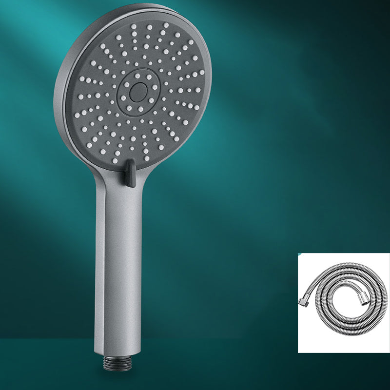 5-Spray Patterns Handheld Shower Head High Flow Wall-Mount Showerhead Silver/Gray Shower Head with Hose Clearhalo 'Bathroom Remodel & Bathroom Fixtures' 'Home Improvement' 'home_improvement' 'home_improvement_shower_heads' 'Shower Heads' 'shower_heads' 'Showers & Bathtubs Plumbing' 'Showers & Bathtubs' 6729090