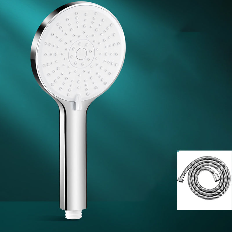 5-Spray Patterns Handheld Shower Head High Flow Wall-Mount Showerhead Silver Shower Head with Hose Clearhalo 'Bathroom Remodel & Bathroom Fixtures' 'Home Improvement' 'home_improvement' 'home_improvement_shower_heads' 'Shower Heads' 'shower_heads' 'Showers & Bathtubs Plumbing' 'Showers & Bathtubs' 6729093