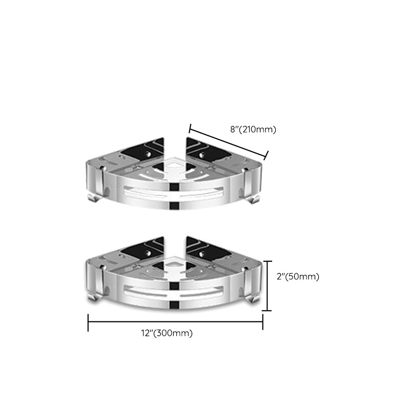 Modern Stainless Steel Bathroom Set Paper Holder Bath Shelf Bathroom Hardware Clearhalo 'Bathroom Hardware Sets' 'Bathroom Hardware' 'Bathroom Remodel & Bathroom Fixtures' 'bathroom_hardware_sets' 'Home Improvement' 'home_improvement' 'home_improvement_bathroom_hardware_sets' 6737992