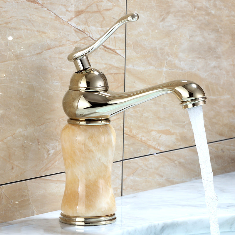 Luxury Vessel Faucet Brass Lever Handles Low Arc Basin Lavatory Faucet Gold Clearhalo 'Bathroom Remodel & Bathroom Fixtures' 'Bathroom Sink Faucets' 'Bathroom Sinks & Faucet Components' 'bathroom_sink_faucets' 'Home Improvement' 'home_improvement' 'home_improvement_bathroom_sink_faucets' 6742816