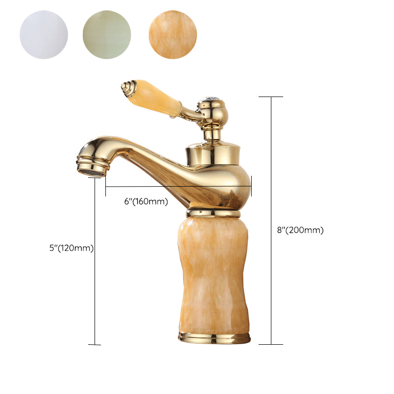 Luxury Vessel Faucet Brass Lever Handles Low Arc Basin Lavatory Faucet Clearhalo 'Bathroom Remodel & Bathroom Fixtures' 'Bathroom Sink Faucets' 'Bathroom Sinks & Faucet Components' 'bathroom_sink_faucets' 'Home Improvement' 'home_improvement' 'home_improvement_bathroom_sink_faucets' 6742834