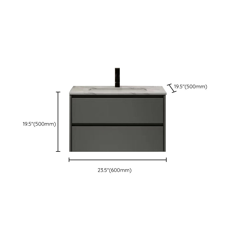 Modern Bathroom Sink Vanity Mirror Cabinet Vanity Cabinet with Storage Shelving Clearhalo 'Bathroom Remodel & Bathroom Fixtures' 'Bathroom Vanities' 'bathroom_vanities' 'Home Improvement' 'home_improvement' 'home_improvement_bathroom_vanities' 6743805