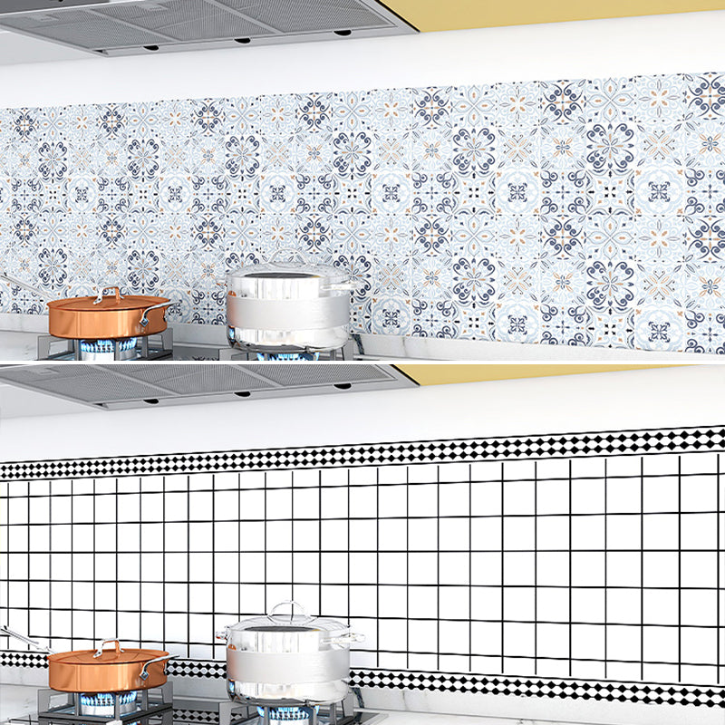 Modern Mosaic Tile Waterproof Peel and Stick Backsplash Tile for Kitchen Clearhalo 'Flooring 'Home Improvement' 'home_improvement' 'home_improvement_peel_stick_blacksplash' 'Peel & Stick Backsplash Tile' 'peel_stick_blacksplash' 'Walls & Ceilings' Walls and Ceiling' 6744088