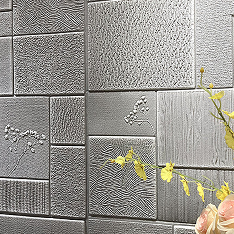 Industrial Wall Plank 3D Brick Bathroom Living Room Wall Panels Set of 1 Clearhalo 'Flooring 'Home Improvement' 'home_improvement' 'home_improvement_wall_paneling' 'Wall Paneling' 'wall_paneling' 'Walls & Ceilings' Walls and Ceiling' 6744182