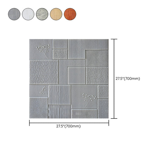 Industrial Wall Plank 3D Brick Bathroom Living Room Wall Panels Set of 1 Clearhalo 'Flooring 'Home Improvement' 'home_improvement' 'home_improvement_wall_paneling' 'Wall Paneling' 'wall_paneling' 'Walls & Ceilings' Walls and Ceiling' 6744187