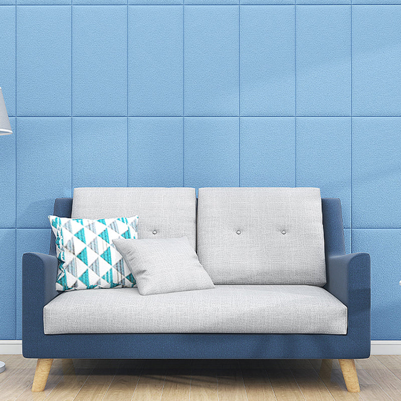 Contemporary Style Wall Access Panel Peel and Stick Wall Access Panel for Living Room Sky Blue 50-Piece Set Clearhalo 'Flooring 'Home Improvement' 'home_improvement' 'home_improvement_wall_paneling' 'Wall Paneling' 'wall_paneling' 'Walls & Ceilings' Walls and Ceiling' 6744206