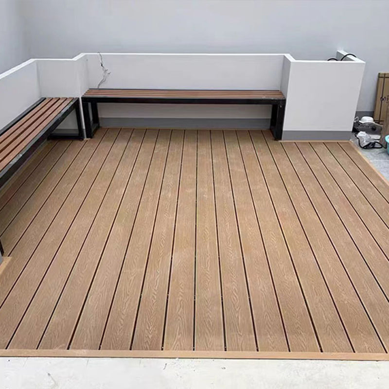 Deck Plank Wooden Embossed Waterproof Outdoor Flooring Deck Plank Clearhalo 'Home Improvement' 'home_improvement' 'home_improvement_outdoor_deck_tiles_planks' 'Outdoor Deck Tiles & Planks' 'Outdoor Flooring & Tile' 'Outdoor Remodel' 'outdoor_deck_tiles_planks' 6744279