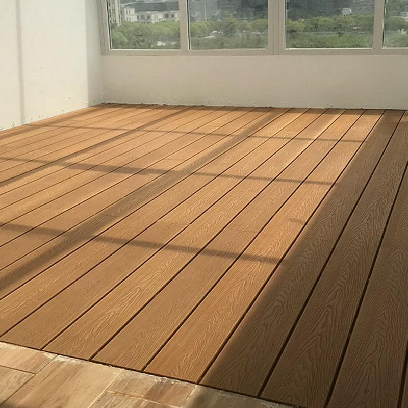 Deck Plank Wooden Embossed Waterproof Outdoor Flooring Deck Plank Clearhalo 'Home Improvement' 'home_improvement' 'home_improvement_outdoor_deck_tiles_planks' 'Outdoor Deck Tiles & Planks' 'Outdoor Flooring & Tile' 'Outdoor Remodel' 'outdoor_deck_tiles_planks' 6744281