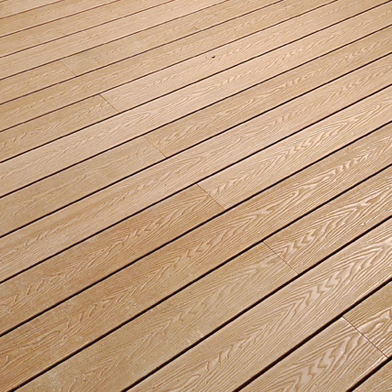 Deck Plank Wooden Embossed Waterproof Outdoor Flooring Deck Plank Clearhalo 'Home Improvement' 'home_improvement' 'home_improvement_outdoor_deck_tiles_planks' 'Outdoor Deck Tiles & Planks' 'Outdoor Flooring & Tile' 'Outdoor Remodel' 'outdoor_deck_tiles_planks' 6744293