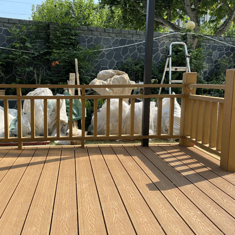 Deck Plank Outdoor Wooden Striped Pattern Waterproof Floor Board Clearhalo 'Home Improvement' 'home_improvement' 'home_improvement_outdoor_deck_tiles_planks' 'Outdoor Deck Tiles & Planks' 'Outdoor Flooring & Tile' 'Outdoor Remodel' 'outdoor_deck_tiles_planks' 6744333