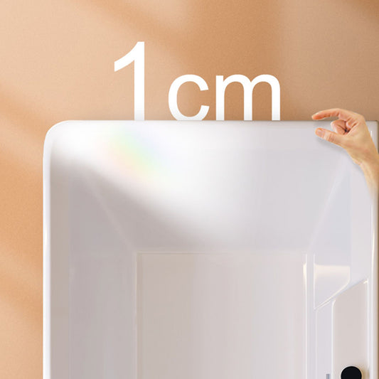 Contemporary Whirlpool / Soaking Bathtub Acrylic Rectangle Back to Wall Bathtub Clearhalo 'Bathroom Remodel & Bathroom Fixtures' 'Bathtubs' 'Home Improvement' 'home_improvement' 'home_improvement_bathtubs' 'Showers & Bathtubs' 6745091