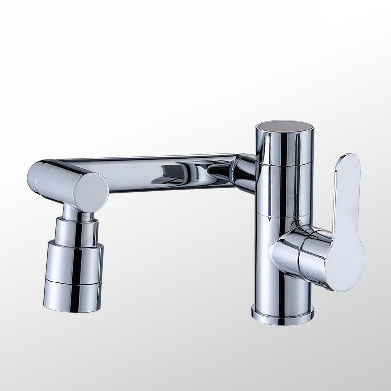 Modern Widespread Sink Faucet Solid Color Stainless Steel Centerset Lavatory Faucet Plata Clearhalo 'bathroom_sink_faucets' 'Conjunta de Baño y Conjunta de Grifo' 'Coronamiento de Baño y Dispositivo de Baño' 'Grifo del lavabo del baño' 'Hogar' 'home_improvement' 'home_improvement_bathroom_sink_faucets' 'Mejoras para el hogar' 6756306