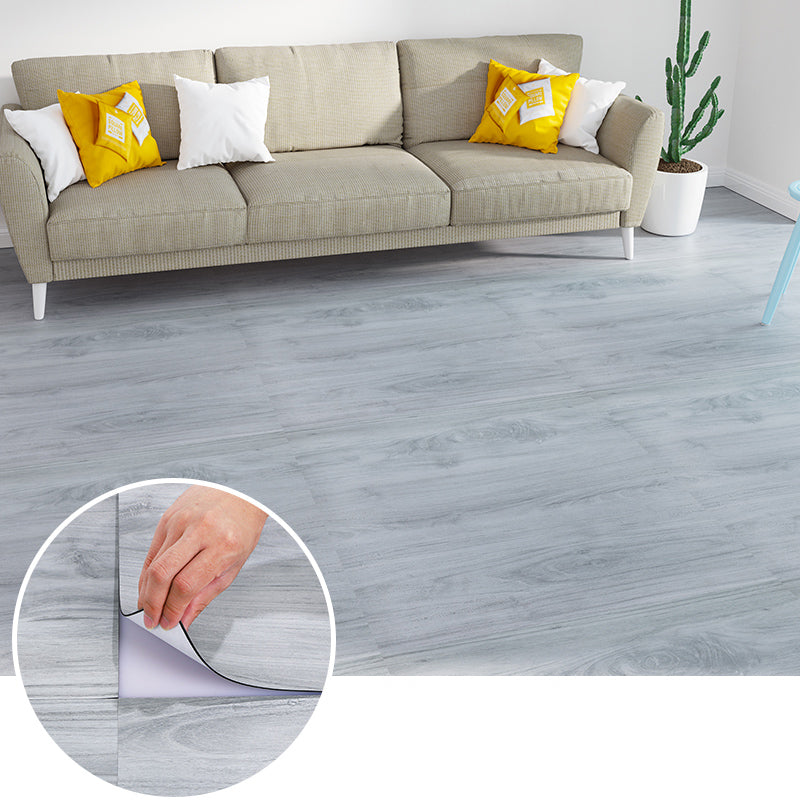 Modern PVC Flooring Peel and Stick Wood Look Embossed Vinyl Floor Planks Light Gray Clearhalo 'Flooring 'Home Improvement' 'home_improvement' 'home_improvement_vinyl_flooring' 'Vinyl Flooring' 'vinyl_flooring' Walls and Ceiling' 6756858