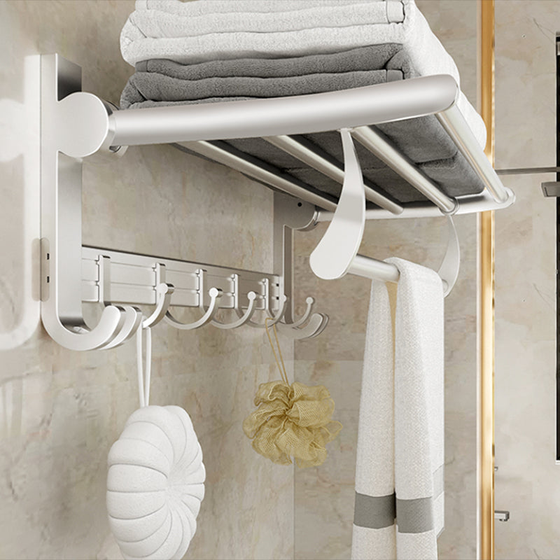 Traditional Bath Shelf Stainless Steel Paper Holder Bathroom Accessories Hardware Set Clearhalo 'Bathroom Hardware Sets' 'Bathroom Hardware' 'Bathroom Remodel & Bathroom Fixtures' 'bathroom_hardware_sets' 'Home Improvement' 'home_improvement' 'home_improvement_bathroom_hardware_sets' 6763093