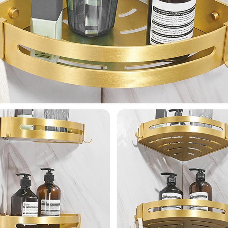 Modern Bathroom Hardware Paper Holder Bath Shelf Gold Bathroom Accessory Kit Clearhalo 'Bathroom Hardware Sets' 'Bathroom Hardware' 'Bathroom Remodel & Bathroom Fixtures' 'bathroom_hardware_sets' 'Home Improvement' 'home_improvement' 'home_improvement_bathroom_hardware_sets' 6763162