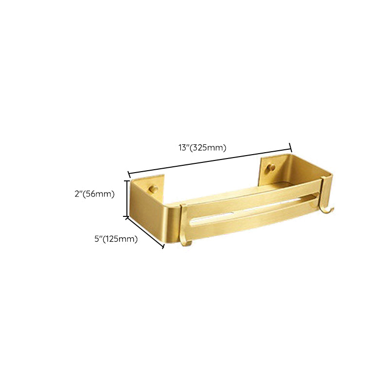 Modern Bathroom Hardware Paper Holder Bath Shelf Gold Bathroom Accessory Kit Clearhalo 'Bathroom Hardware Sets' 'Bathroom Hardware' 'Bathroom Remodel & Bathroom Fixtures' 'bathroom_hardware_sets' 'Home Improvement' 'home_improvement' 'home_improvement_bathroom_hardware_sets' 6763182