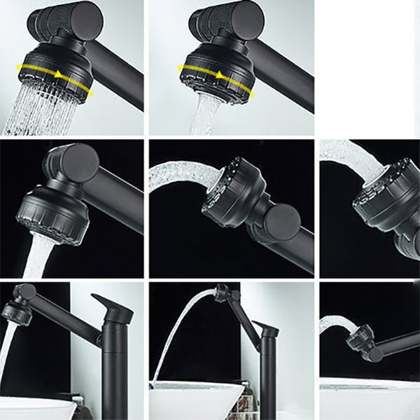 Glam Style Faucets Vessel Sink Faucet with Single Lever Handle Clearhalo 'bathroom_sink_faucets' 'Conjunta de Baño y Conjunta de Grifo' 'Coronamiento de Baño y Dispositivo de Baño' 'Grifo del lavabo del baño' 'Hogar' 'home_improvement' 'home_improvement_bathroom_sink_faucets' 'Mejoras para el hogar' 6771431