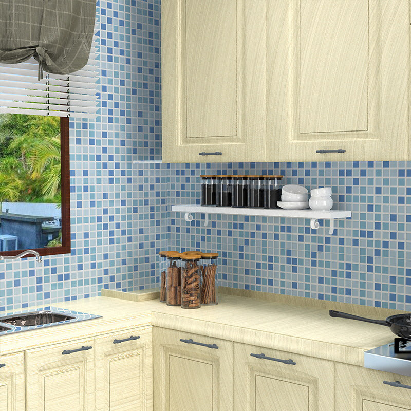 Bathroom Wall Floor Tile Waterproof Geometric Pattern Floor Wallpaper Clearhalo 'Flooring 'Home Improvement' 'home_improvement' 'home_improvement_peel_stick_blacksplash' 'Peel & Stick Backsplash Tile' 'peel_stick_blacksplash' 'Walls & Ceilings' Walls and Ceiling' 6772772