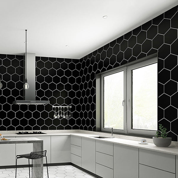 Bathroom Wall Floor Tile Waterproof Geometric Pattern Floor Wallpaper Clearhalo 'Flooring 'Home Improvement' 'home_improvement' 'home_improvement_peel_stick_blacksplash' 'Peel & Stick Backsplash Tile' 'peel_stick_blacksplash' 'Walls & Ceilings' Walls and Ceiling' 6772779