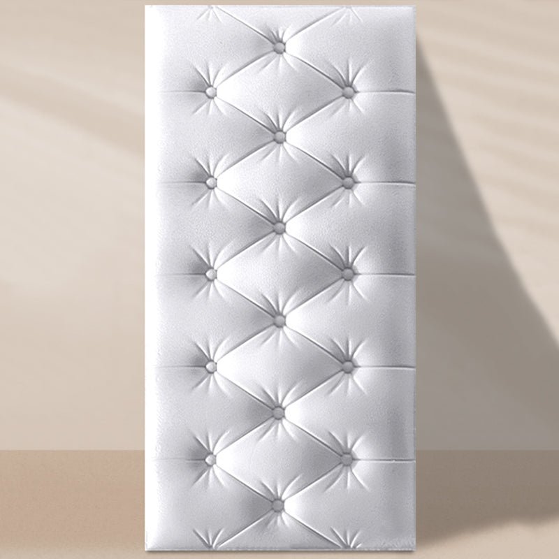Modern Tin Backsplash Paneling Smooth Wall Ceiling PVC Super Thick Wall Panels White Clearhalo 'Flooring 'Home Improvement' 'home_improvement' 'home_improvement_wall_paneling' 'Wall Paneling' 'wall_paneling' 'Walls & Ceilings' Walls and Ceiling' 6772856