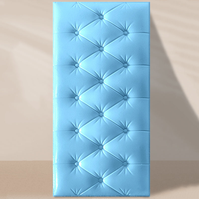 Modern Tin Backsplash Paneling Smooth Wall Ceiling PVC Super Thick Wall Panels Light Blue Clearhalo 'Flooring 'Home Improvement' 'home_improvement' 'home_improvement_wall_paneling' 'Wall Paneling' 'wall_paneling' 'Walls & Ceilings' Walls and Ceiling' 6772861