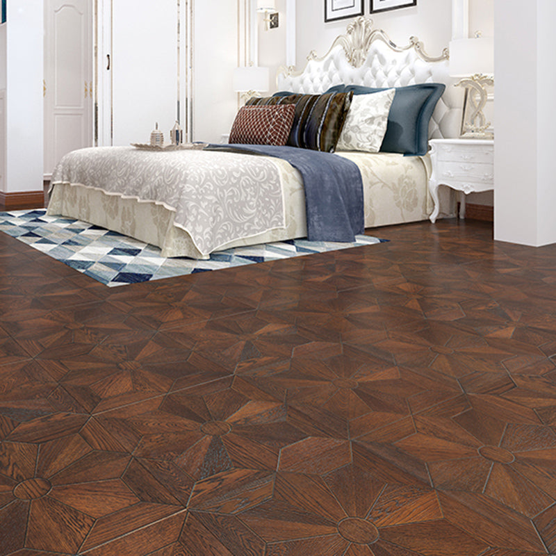 Vintage Laminate Flooring Wooden Indoor Wooden Living Room Laminate Floor Red Brown Clearhalo 'Flooring 'Home Improvement' 'home_improvement' 'home_improvement_laminate_flooring' 'Laminate Flooring' 'laminate_flooring' Walls and Ceiling' 6773115